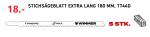 STICHSÄGEBLATT EXTRA LANG 180 mm T744D